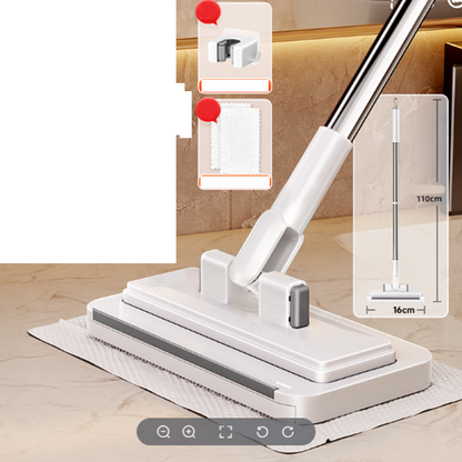 📢📢 NU 50% KORTING!! ⏰ Handsfree Vlakmop met Universele Doekklem