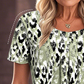 💞 Women's Casual Printed Round Neck Short Sleeve Top – Effortless Everyday Elegance 🌸
