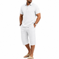 🌊☀️ LIMITED TIME 50% OFF! 👕Men's Summer Shirt & Crop Pants Set – Breathable linen & relaxed fit – Stay cool on sunny days.