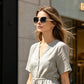 🌬️🕶️ Randloze zonnebril dames – Vergeten op de neus, gepolariseerde glazen van hoge kwaliteit, het kenmerkende accessoire van elegante minimalisten 🤍🏙️