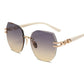 🌬️🕶️ Randloze zonnebril dames – Vergeten op de neus, gepolariseerde glazen van hoge kwaliteit, het kenmerkende accessoire van elegante minimalisten 🤍🏙️
