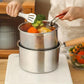 🍳 Bespaar 50%! 🥘 Multifunctionele 304 Roestvrijstalen Frituurpan – Duurzaam & Veelzijdig ✨