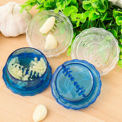 💥 Met 50% korting! 🔥 Knoflookpers – hele teentjes in seconden fijngehakt, geurvrij, transparant & breukvast, kleur willekeurig (blauw/wit) 🧄