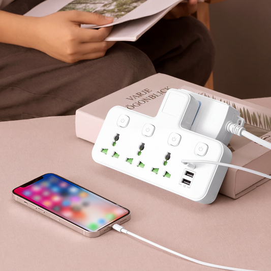 📢📢50% KORTING NU!! ⏰Stekkerdoos Adapter met Type-C Oplaadpoort