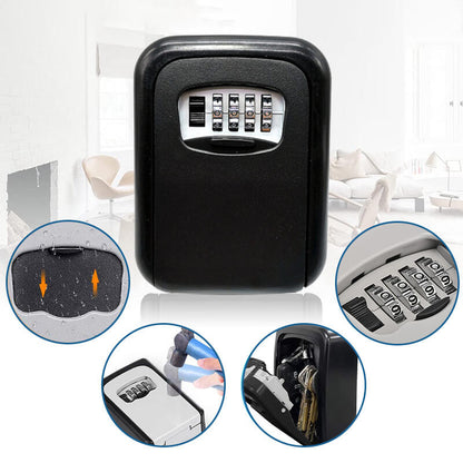 ⏳🔥TIJDELIJK 50% KORTING! ⏰ Wandmonteerbare Sleutelkluis met Instelbaar Cijferslot – Roestvrij, Grote Capaciteit, Extra Stevig 🔐⚡