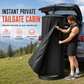 🏕️🚿 Draagbare douche-tent voor achterin de auto – Snel op te zetten en biedt privacy tijdens het kamperen ✨