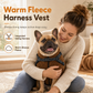 ⏳Tijdelijk 50% korting⏰Warme winterjas voor kleine en middelgrote honden met reflecterende strepen en harnas🐶❄️