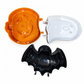 Halloween snoepborden in pompoen-, spook- en vleermuisvorm, PP-kunststof fruitschalen en decoratieve snackschaaltjes