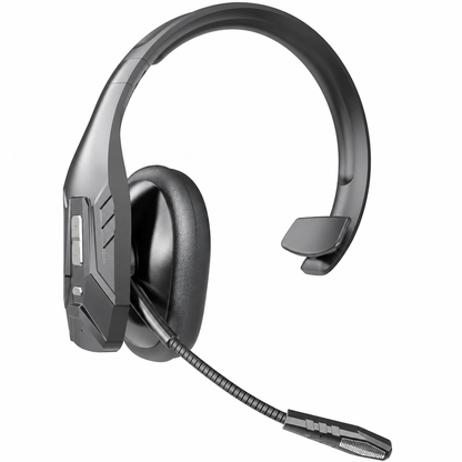 Draadloze Bluetooth-headset voor callcenters met ENC-ruisonderdrukking en automatische koppeling voor klantenservice en vrachtwagenchauffeurs