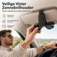 Autozonnebrilhouder met dubbele clip, brilbevestiging en kaartjesklem