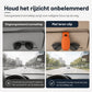 Autozonnebrilhouder met dubbele clip, brilbevestiging en kaartjesklem