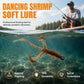 🦐 Drijvende garnalen softbaits van 6 cm, 8 stuks