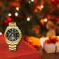 ⏳Tijdelijk 50% korting⏰Waterbestendig lichtgevend herenhorloge van roestvrij staal⌚