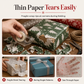 Kerst Highland Koe en Bloemen Cadeaupapier Rol 43x500cm Feestelijk Inpakpapier