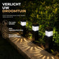 ☀️2+1 GRATIS – Waterdichte Zonne-Tuinverlichting – Vierkante Grondpinnen voor Paden, Gazon & Tuin