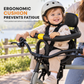 🚲👶Fietszitje voor Kinderen met Rugleuning & Kussen – Voor Mountainbikes, Veilig & Comfortabel Ouder-Kind Fietsen
