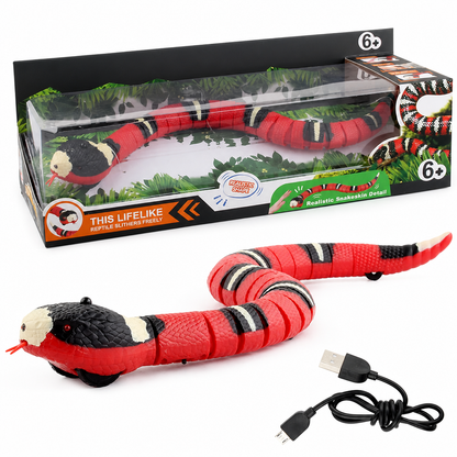 🐍 50% KORTING ✨ Elektrische slang die reageert op aanraking, spannend speelgoed, houdt uw huisdier de hele dag bezig🐱