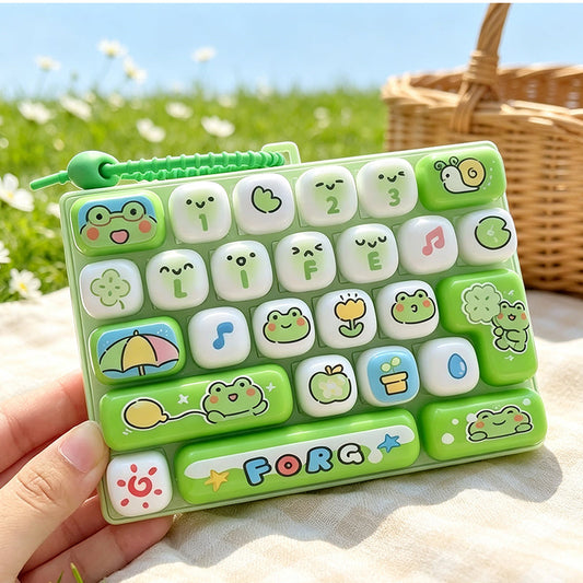 ⏳Tijdelijke Aanbieding⏰Schattige Toetsenbord Sleutelhanger Fidget Toy