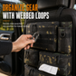 Zware Tactische Auto-Achterbank Organizer Nylon Multi-Compartiment Opbergtas met Ritssluiting voor SUV's