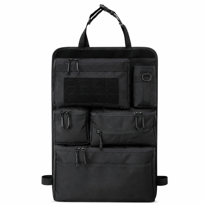 Zware Tactische Auto-Achterbank Organizer Nylon Multi-Compartiment Opbergtas met Ritssluiting voor SUV's