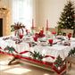 🎄🍽️ Kerst Tafelkleed van Polyester – Waterafstotend, Herbruikbaar en Beschikbaar in 7 Afmetingen
