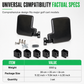 ⛳ Bespaar 50%! 🪞 Universele golfkarspiegel – Gebogen glas & trillingsvrije bevestiging ✨