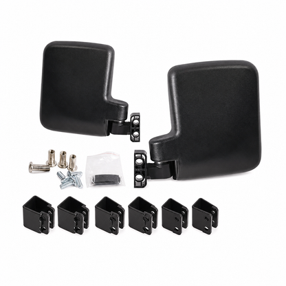 ⛳ Bespaar 50%! 🪞 Universele golfkarspiegel – Gebogen glas & trillingsvrije bevestiging ✨