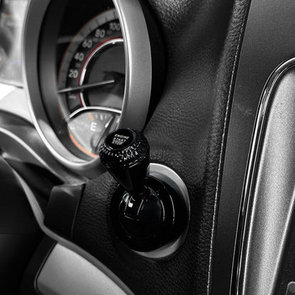 ⏳ Tijdelijke aanbieding⏳ Metalen hendelcover voor auto-startknop, zelfklevend en 7 cm hoog
