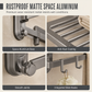 🚿 50% KORTING! ✨ Dubbel opklapbaar badkamerhanddoekenrek zonder boren – ruimtebesparende dubbele inklapbare planken, directe vacuümzuigbevestiging en roestbestendig aluminium – stevig koolstofstalen frame met haken voor muren zonder rommel 🧺