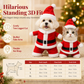 Kerstkostuum voor Honden en Katten – Feestelijke Kerstman Outfit met Sneeuwvlokken Cape