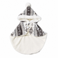 Kerstkostuum voor Honden en Katten – Feestelijke Kerstman Outfit met Sneeuwvlokken Cape