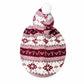 Kerstkostuum voor Honden en Katten – Feestelijke Kerstman Outfit met Sneeuwvlokken Cape