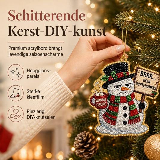 Kerstmis Parel Art Hangende Ornament DIY Kit