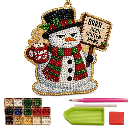 Kerstmis Parel Art Hangende Ornament DIY Kit