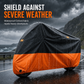 Waterdichte motorhoes met slotgaten