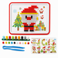 Kinderen Kerst 3D Paddenstoel Nagelbord Speelset