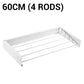 💥🧺 50% KORTING! Van kleine badkamer tot balkon: dit opvouwbare wandrek geeft je droogruimte zonder ruimteverlies. Tot 30 kg, 50/60/80 cm, 3/4/5 stangen!