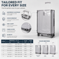 Thickened Waterproof Clear Luggage Cover Wear Resistant Transparent Suitcase Protective Dust Cover