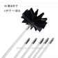 Rotary Chimney and Dryer Duct Cleaning Brush Kit with Flexible Rods and Nylon Brush Head for Boiler and Pipe Cleaning