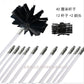Rotary Chimney and Dryer Duct Cleaning Brush Kit with Flexible Rods and Nylon Brush Head for Boiler and Pipe Cleaning