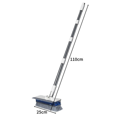 🧹✨ 4-in-1 Vloerborstel met Zeepdispenser – 50% KORTING! Schrobben, schrapen, trekker & pincet, lange steel, stevige borstelharen – grondige reiniging voor elke vloer. 💪