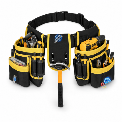 👷 50% KORTING! 🛠️ Verstelbare Gereedschaps Heuptas – Meerdere Zakken & Handenvrij Dragen ✨