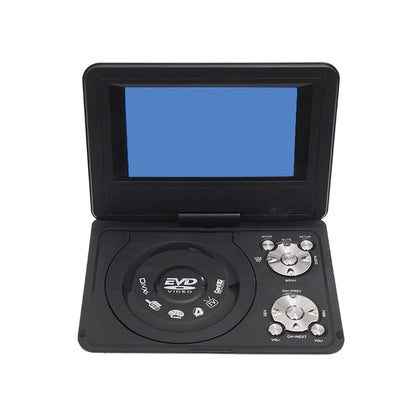 🔥FLASH SALE🔥 Draagbare DVD/EVD-speler met Gamefunctie – 7-Inch Draaibaar Scherm, Oplaadbare Lithiumbatterij – EVD/DVD/CD/AVI/MPEG-4/JPG – USB & AV – 12V! 🎮✨