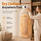♨ PROMO -50% ✨ Draagbare Opvouwbare Kledingdroger — Afstandsbediening & 3D Warme Lucht 🧺