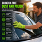 Verdikte Pluche Vijfvingerige Autowashandschoen met Sandwich Mesh voor Autoreiniging en Huishoudelijk Gebruik