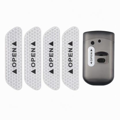 📢📢50% KORTING !! ⏰4 Stuks Reflecterende Waarschuwingsstickers voor Autoportieren OPEN Veiligheid Anti-Aanrijding Stickers