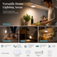 ✨ TIJDELIJK 50% KORTING ✨💡 Slimme Oplaadbare Draadloze LED Nachtlamp met Bewegingssensor – Slimme Verlichting voor Elke Hoek 🌙✨