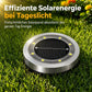 📢📢50% RABATT !!⏰Solar betriebene Erdlichter aus Edelstahl für Gartenweg und Rasen zur Landschaftsdekoration im Außenbereich