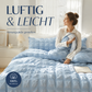 🔥 50% KORTING 🛏️ Minimalistisch Seersucker Dekbedovertrek Set – 3-Delig Effen Kleur Beddengoed, Zacht & Ademend voor de Slaapkamer ✨